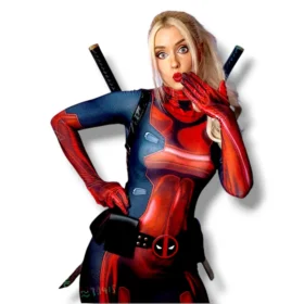 Lady Deadpool Cosplay Costume For Women and Girls