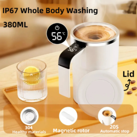 Mini Electric Self-Mixing Mug – IP67 Waterproof, USB Rechargeable